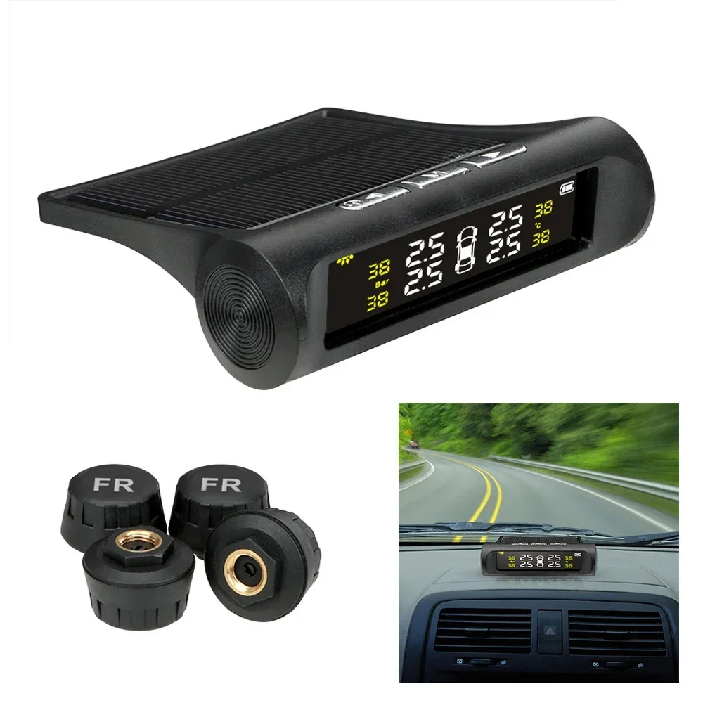 Миниатюра Система контроля давления в шинах TPMS, солнечная батарея