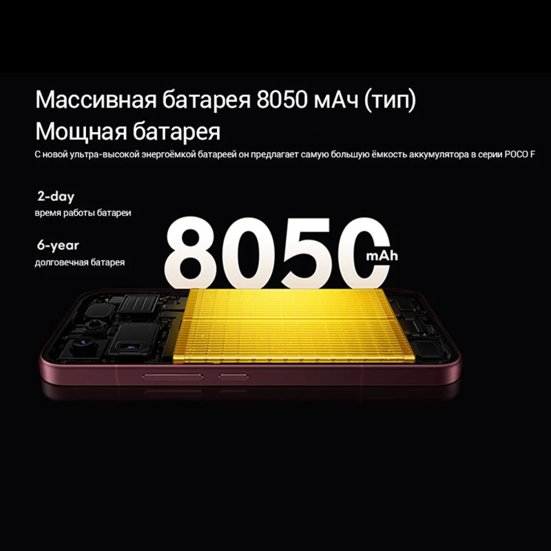 Миниатюра Смартфон Poco F9 Ultra, 12/256–16/1024 ГБ, глобальная версия