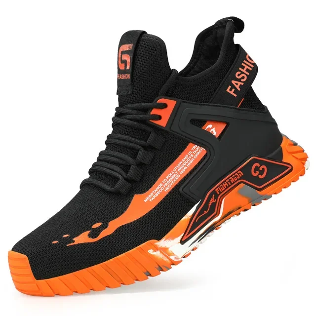 Миниатюра Высокие защитные рабочие ботинки со стальным носком