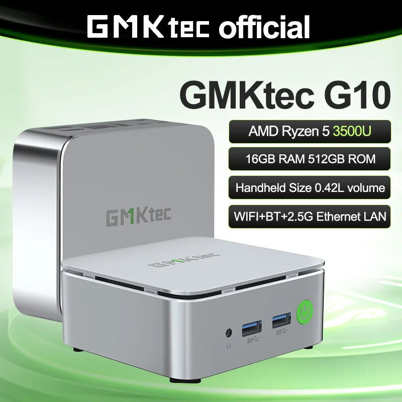 Миниатюра Мини-ПК GMKtec NucBox G10 для дома и офиса