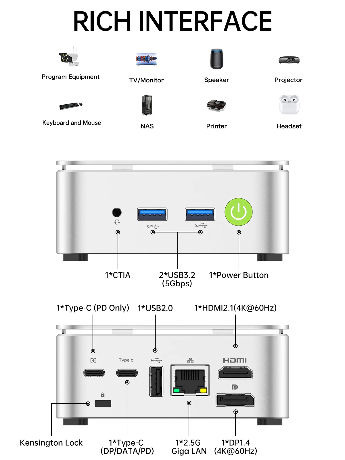 Мини-ПК GMKtec NucBox G10 для дома и офиса