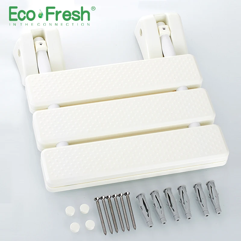 Миниатюра Настенный складной стул для душа, Ecofresh