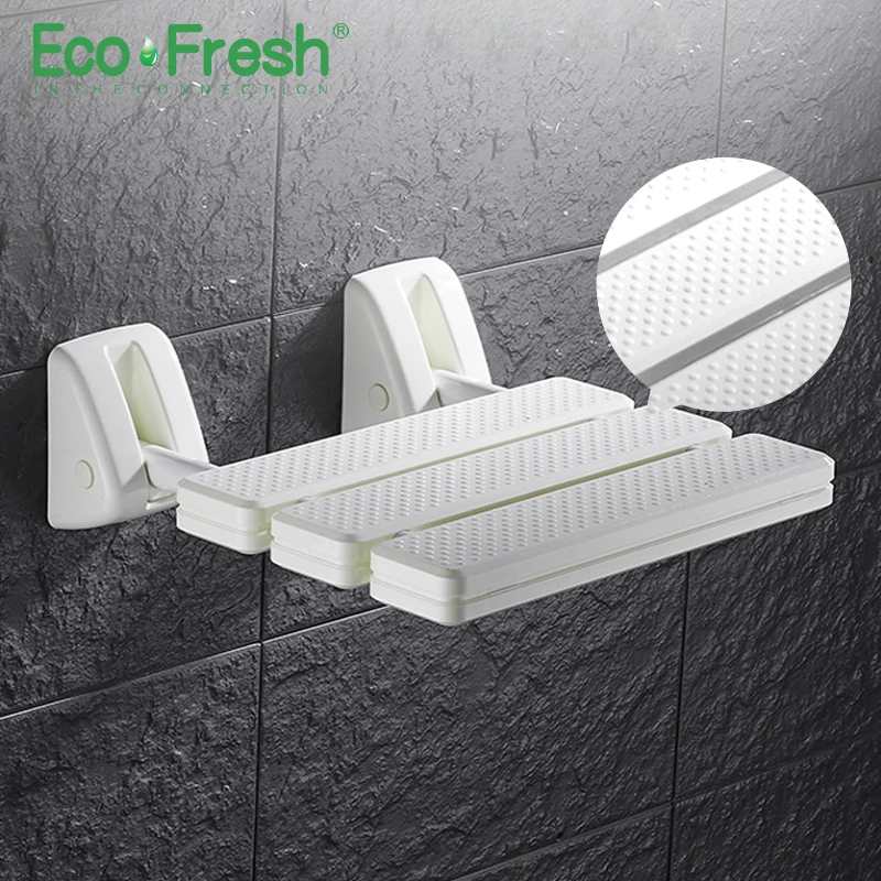 Миниатюра Настенный складной стул для душа, Ecofresh
