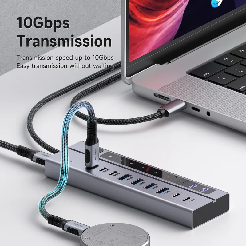 Миниатюра Hagibis USB C Док-станция с переключателями