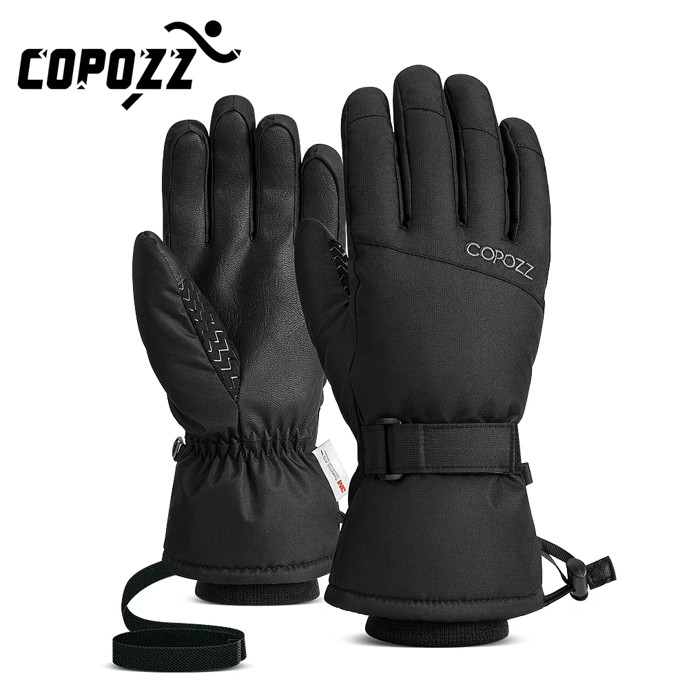 Зимние лыжные перчатки COPOZZ для катания на склоне