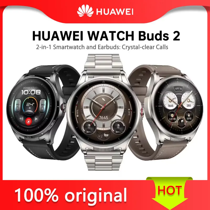 Миниатюра Смарт-часы HUAWEI WATCH Buds 2 со встроенными наушниками