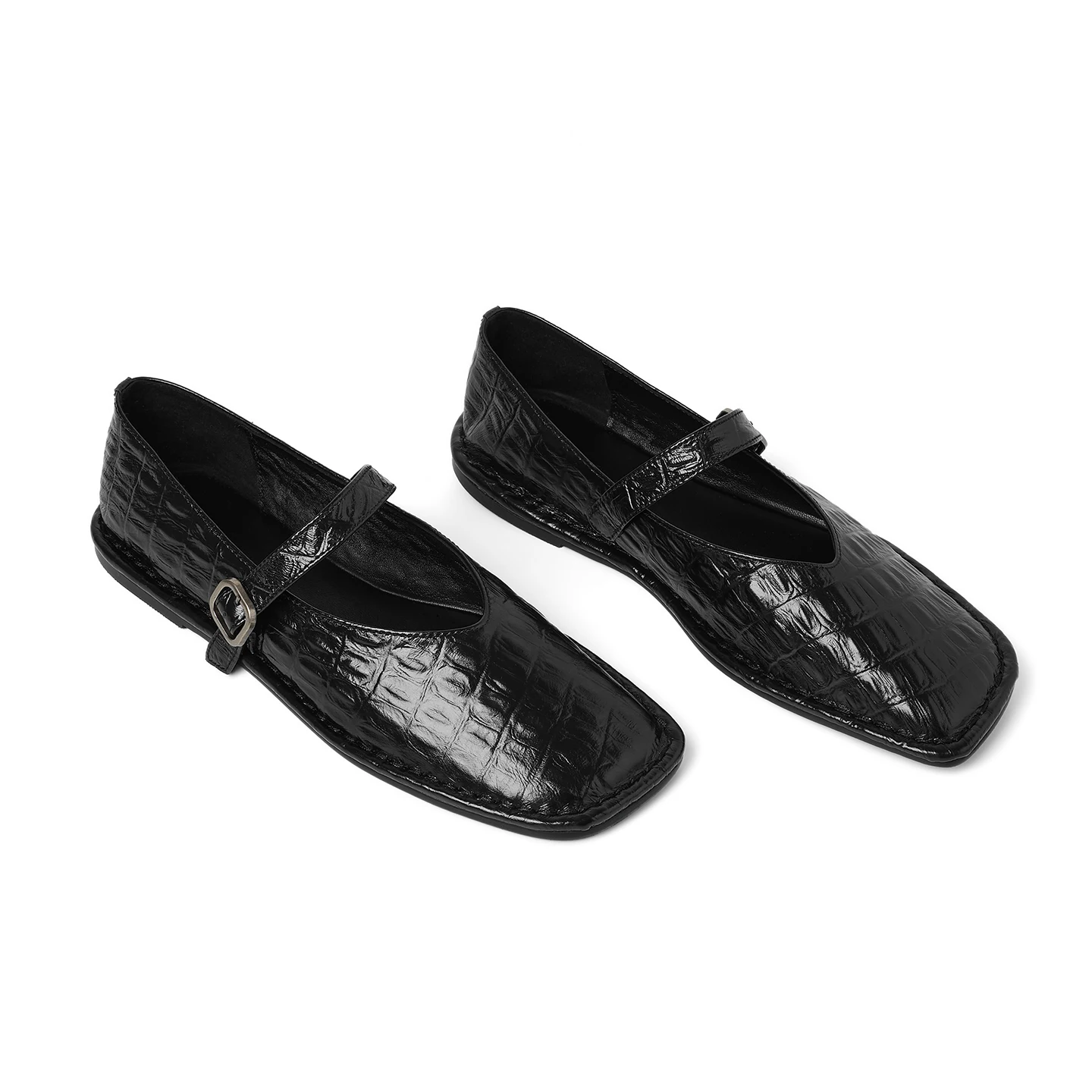 Миниатюра Туфли Мэри Джейн ESVEVA из натуральной кожи, 34-43