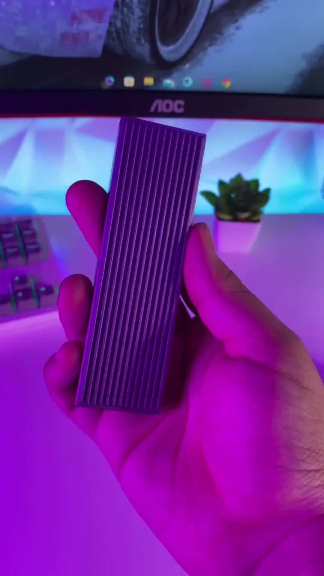 Корпус ORICO для SSD M.2 NVMe, USB Type-C 10 Гбит/с