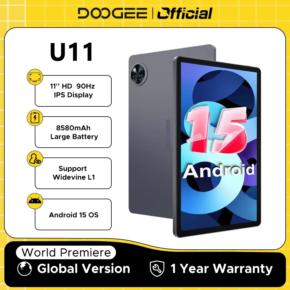 Миниатюра Планшет Doogee U11, 11 дюймов, 4/128 ГБ