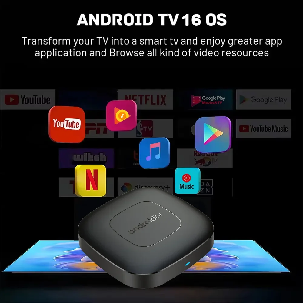 Миниатюра Android TV Box Allwinner H313 с Google Assistant и Wi-Fi 5G