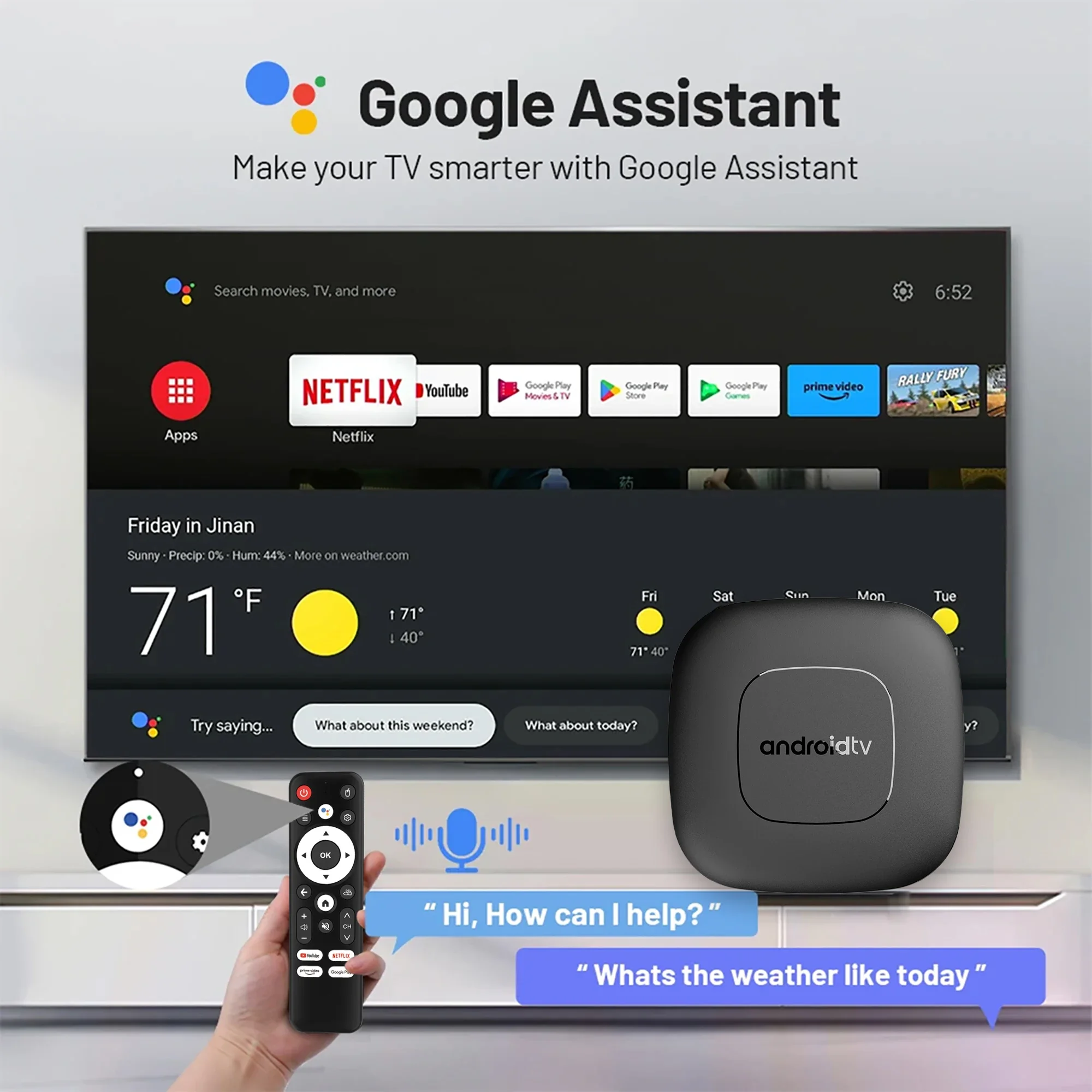 Миниатюра Android TV Box Allwinner H313 с Google Assistant и Wi-Fi 5G