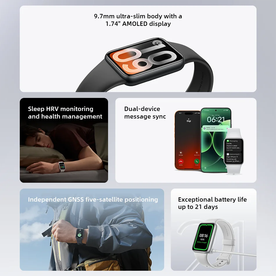 Миниатюра Xiaomi Smart Band 10 Pro