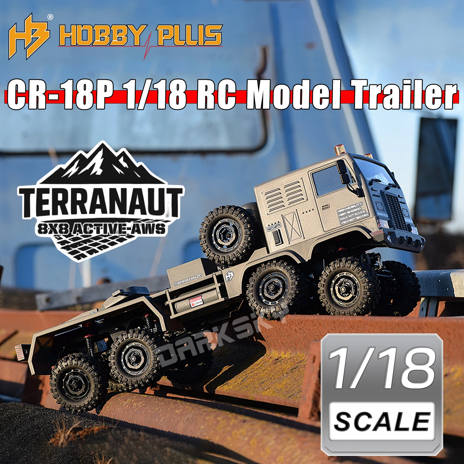 Миниатюра Радиоуправляемый грузовик Terranaut CR18P, масштаб 1:18
