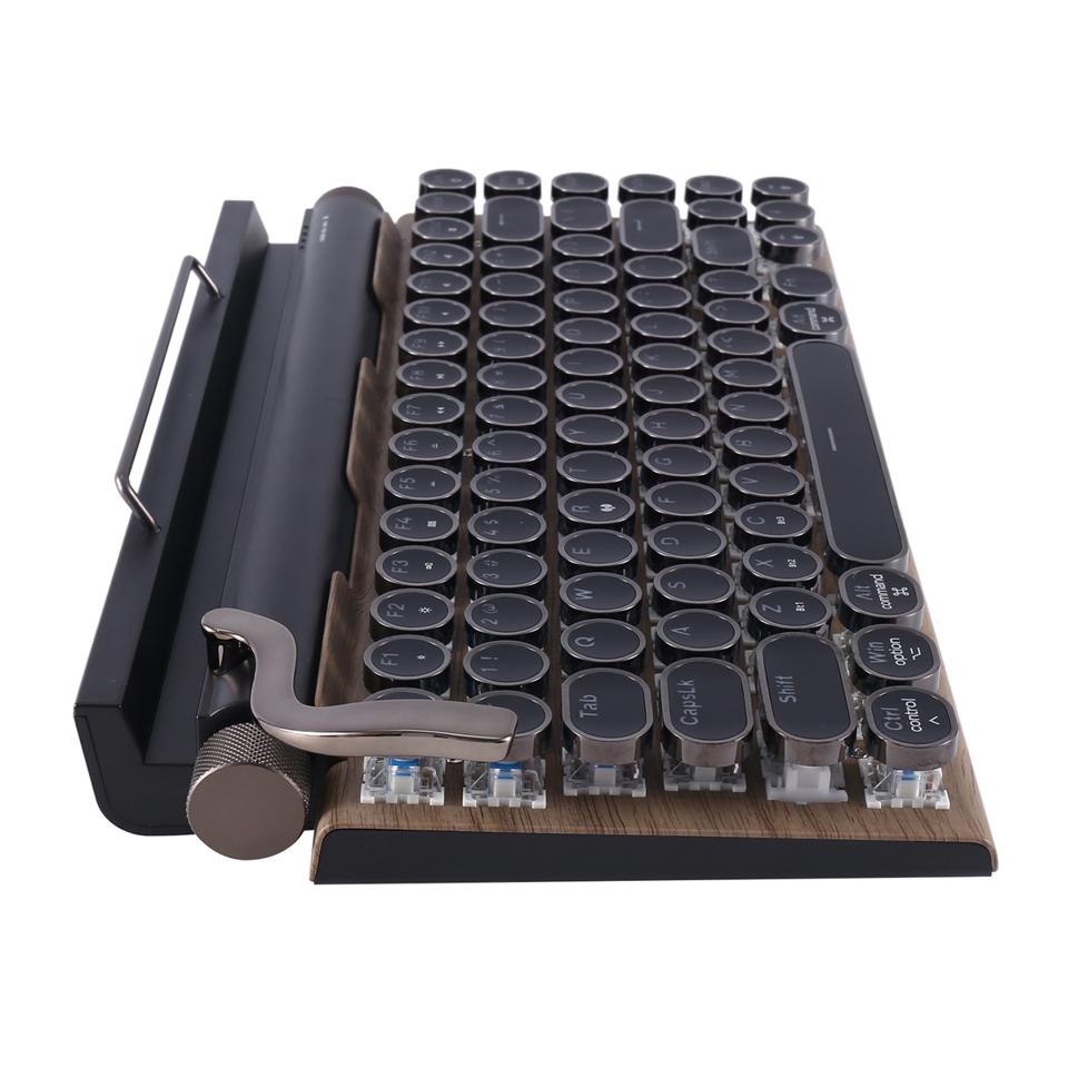 Механическая клавиатура Retro Typewriter, беспроводная, 83 клавиши