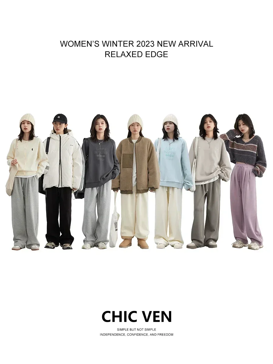 Миниатюра Женские спортивные брюки CHIC VEN, хлопок с полиэстером