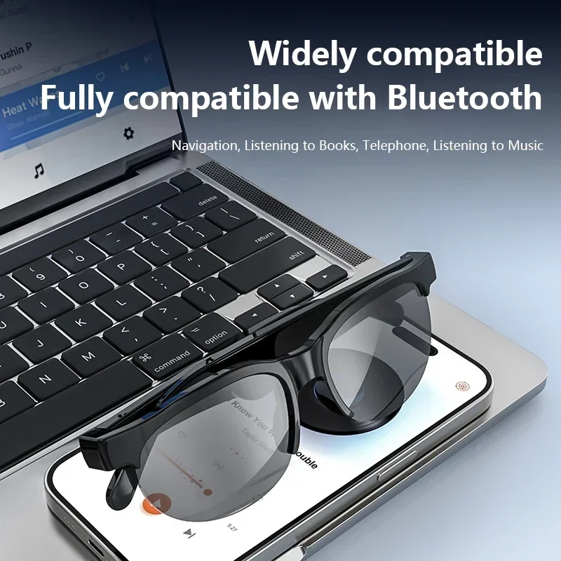 Миниатюра Умные очки Lenovo Smart Glasses с ИИ-переводом и Bluetooth