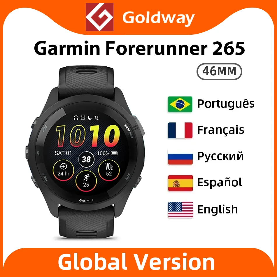 Смарт-часы Garmin Forerunner 265, 46 мм