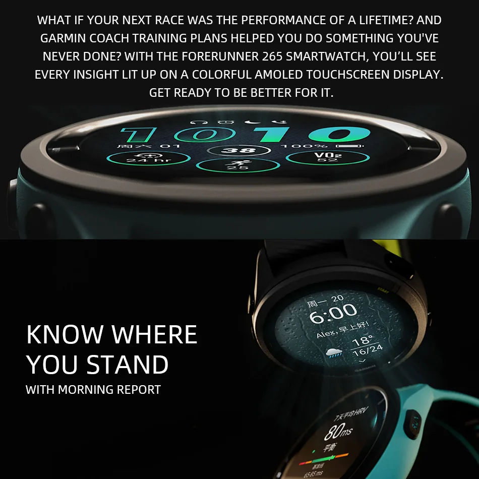 Миниатюра Смарт-часы Garmin Forerunner 265, 46 мм