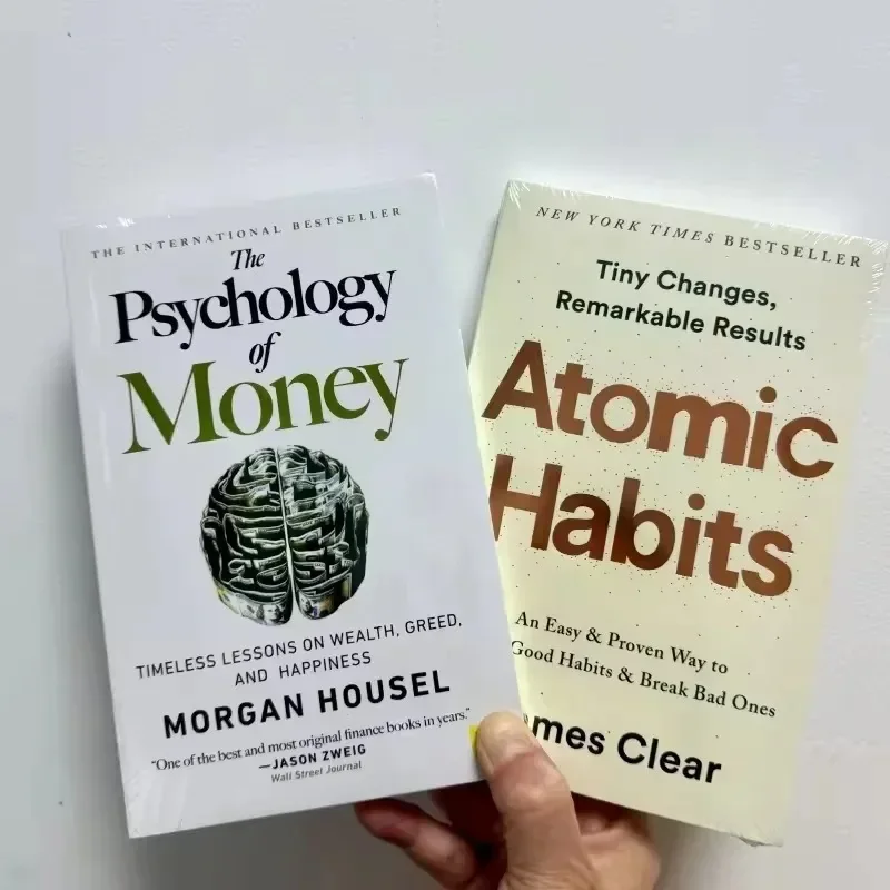 Миниатюра Комплект из 4 книг для саморазвития: Atomic Habits, Психология денег и другие бестселлеры