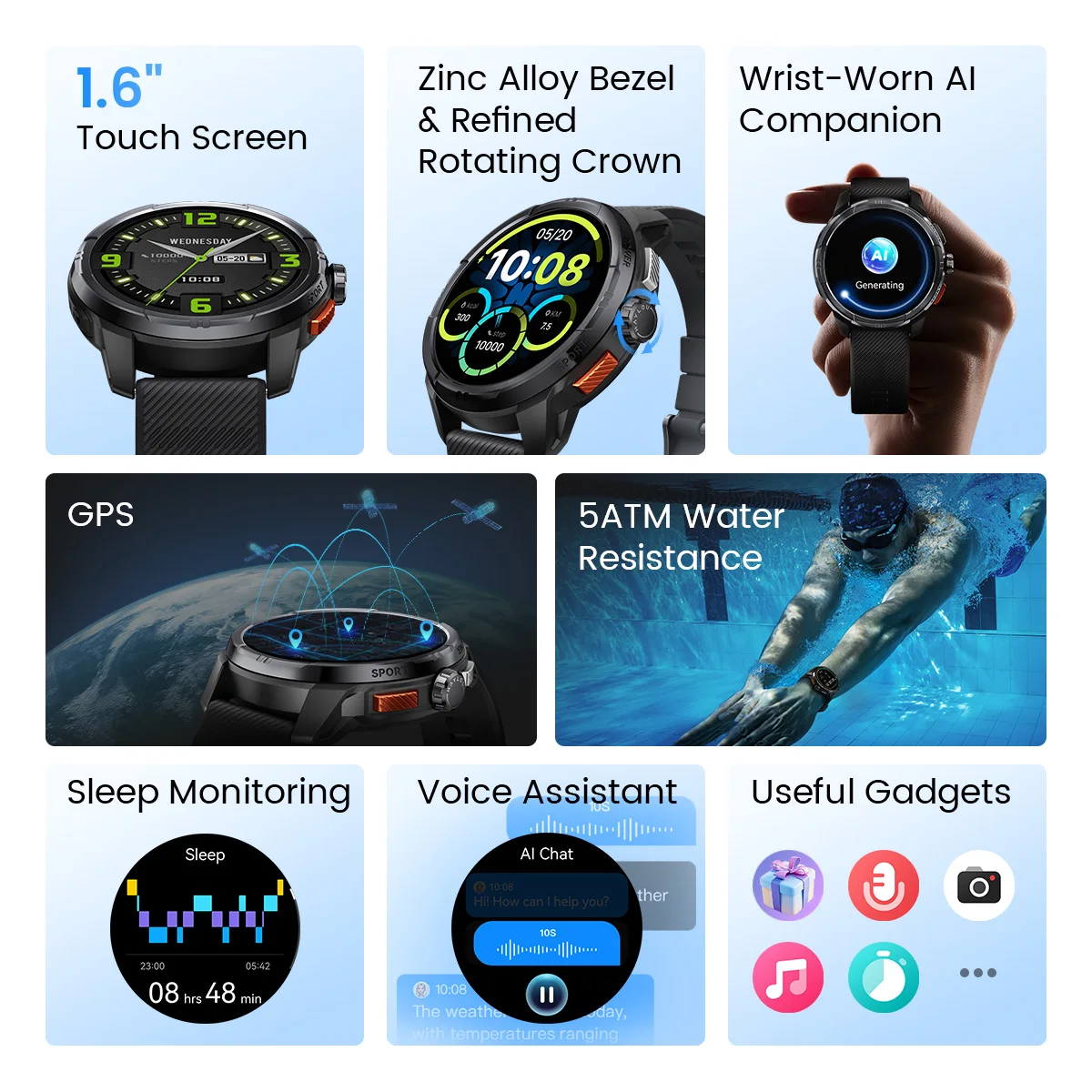 Умные часы HAYLOU Solar Ultra с GPS
