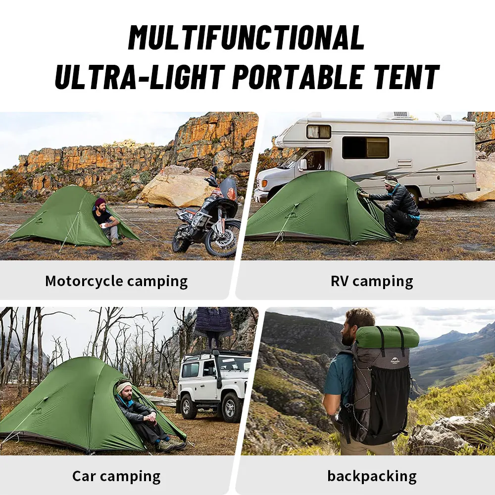 Миниатюра Палатка Naturehike Cloud Up 2/3 на 2-3 человека