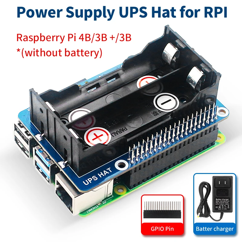 Миниатюра Модуль питания Caturda для Raspberry Pi 4B/3B+/3B