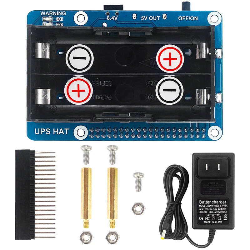 Миниатюра Модуль питания Caturda для Raspberry Pi 4B/3B+/3B