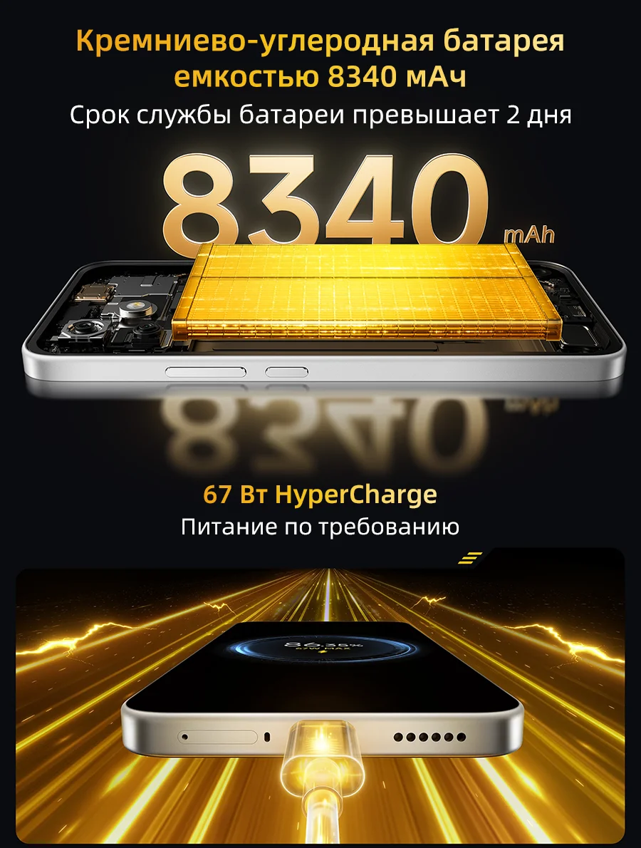 Смартфон POCO X8 5G с AMOLED-дисплеем