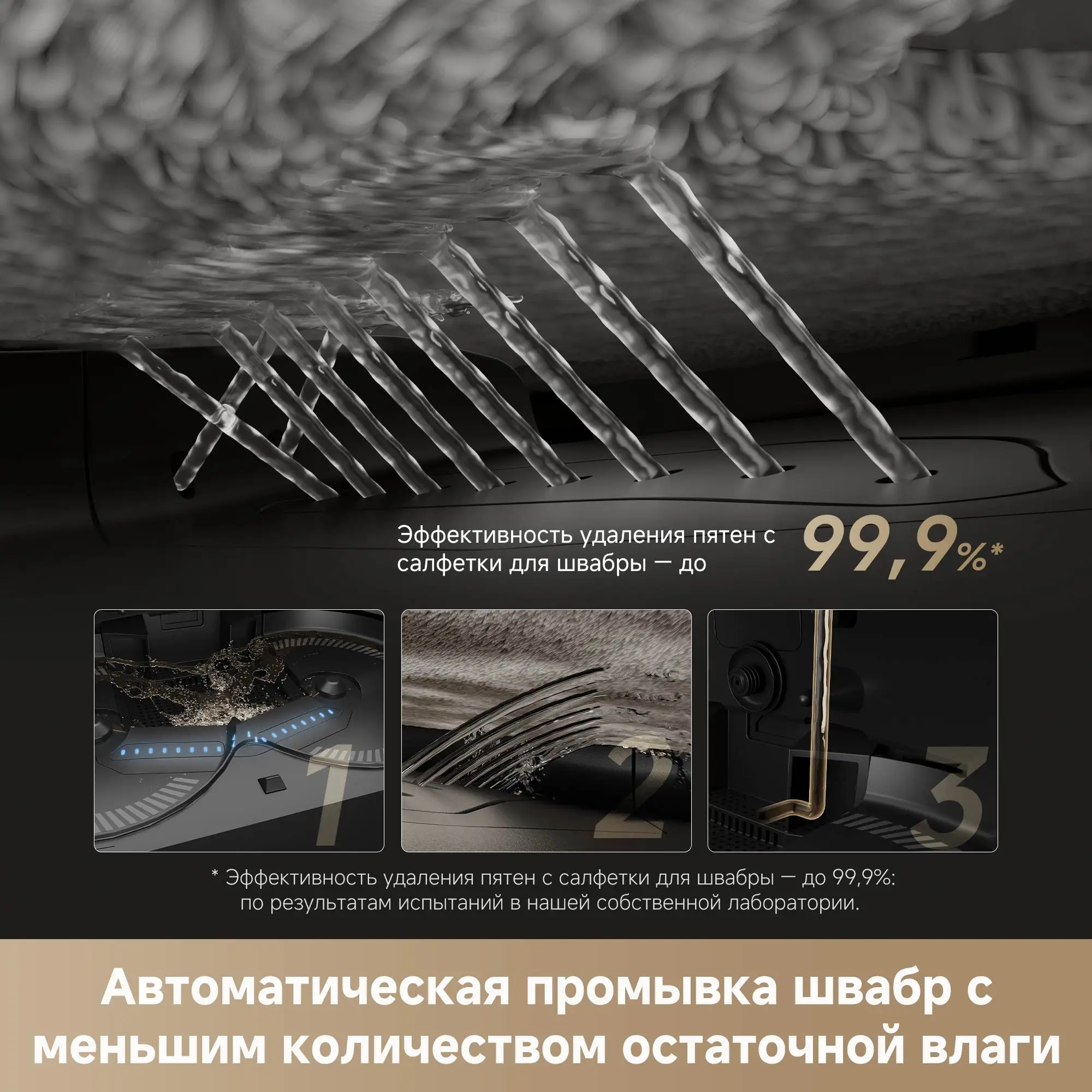 Робот-пылесос Dreame X50 Ultra Complete, до 500 Вт