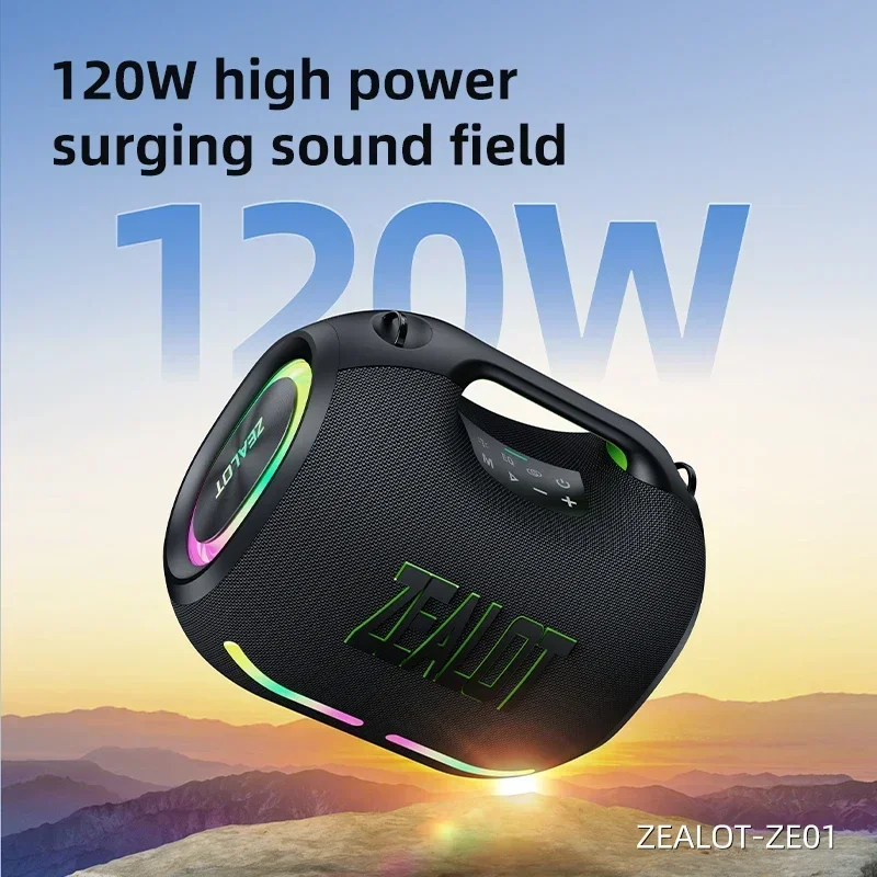 Миниатюра Портативная колонка ZEALOT ZE01, 120 Вт