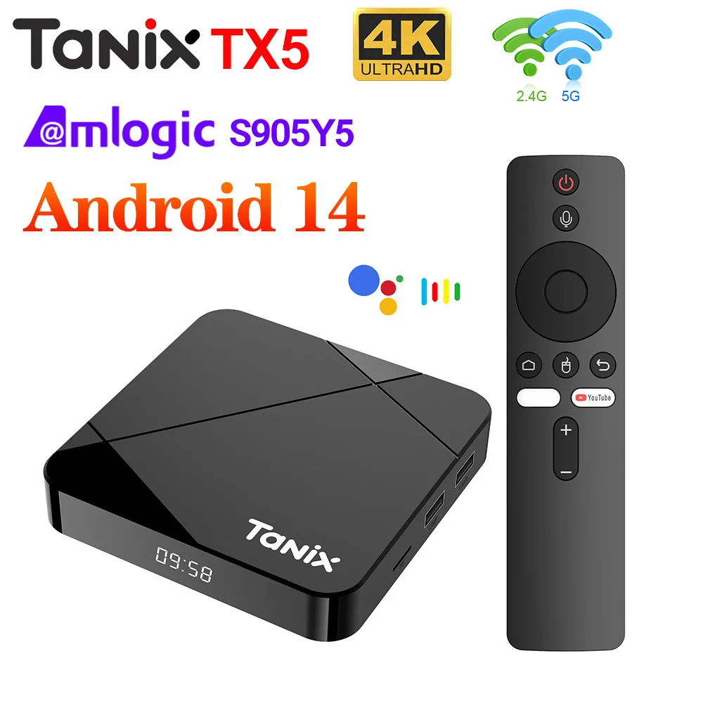 Миниатюра ТВ-бокс Tanix TX5 на Android 14, до 64 ГБ
