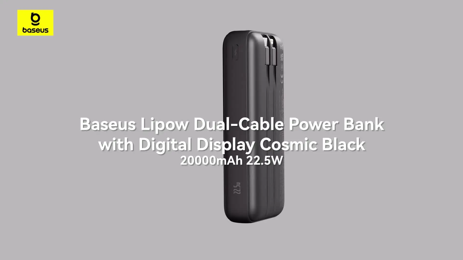 Миниатюра Внешний аккумулятор Baseus 20000 мАч, PD 22,5 Вт