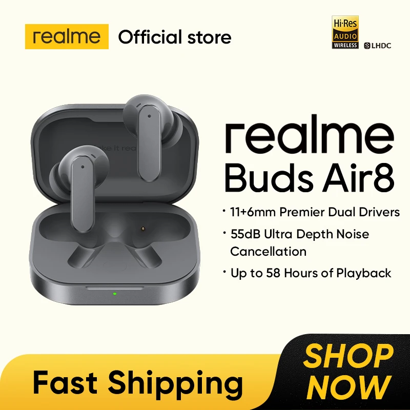 Беспроводные внутриканальные наушники Realme Buds Air8