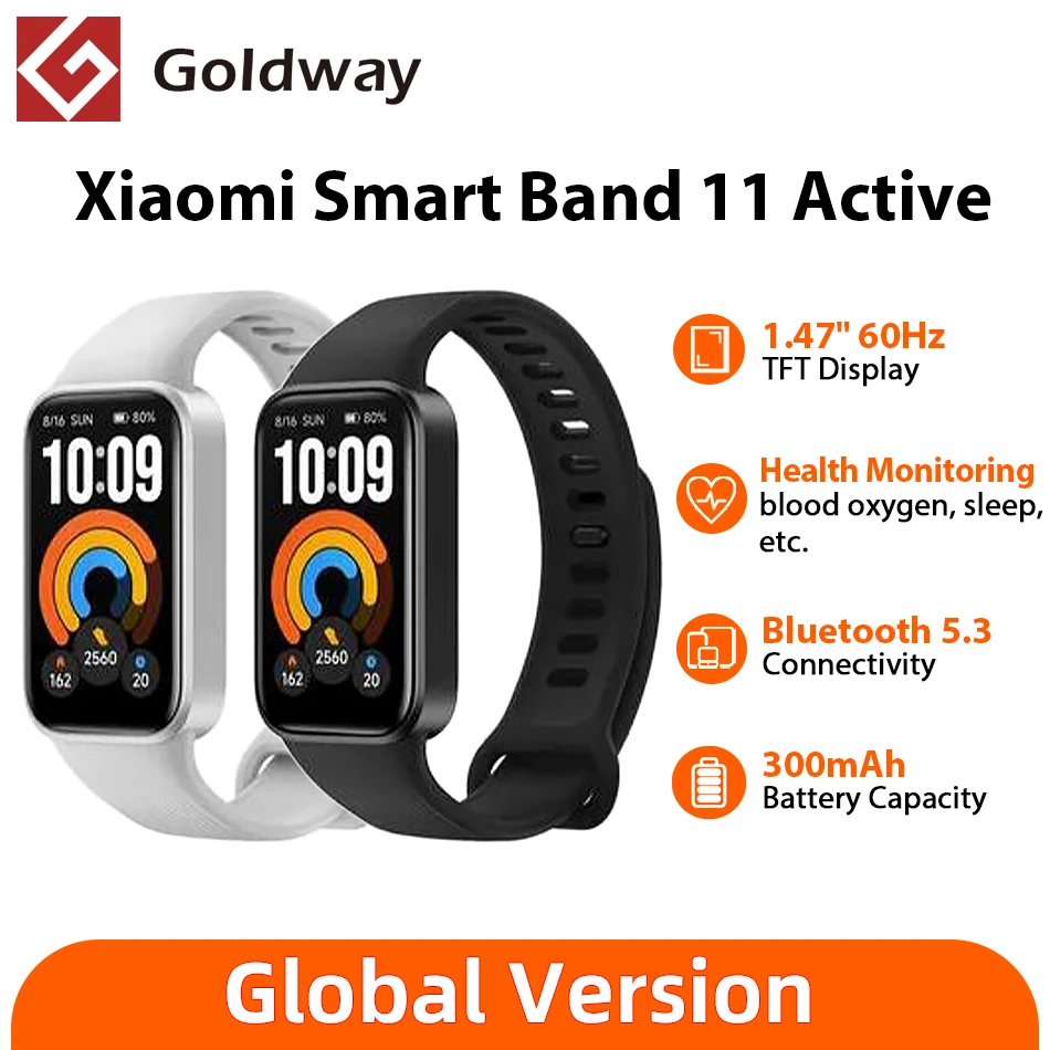 Миниатюра Фитнес-браслет Xiaomi Smart Band 11 Active, 1,47″, 300 мАч