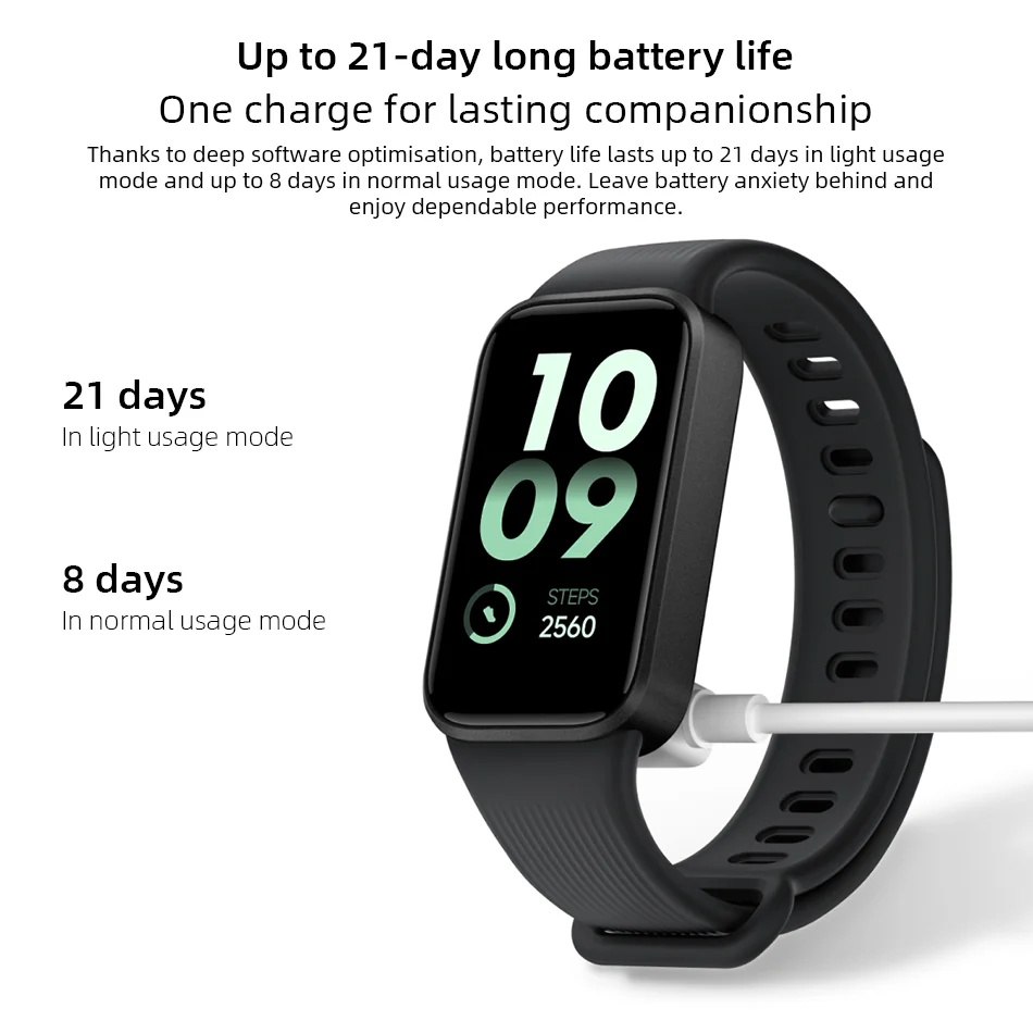 Миниатюра Фитнес-браслет Xiaomi Smart Band 11 Active, 1,47″, 300 мАч