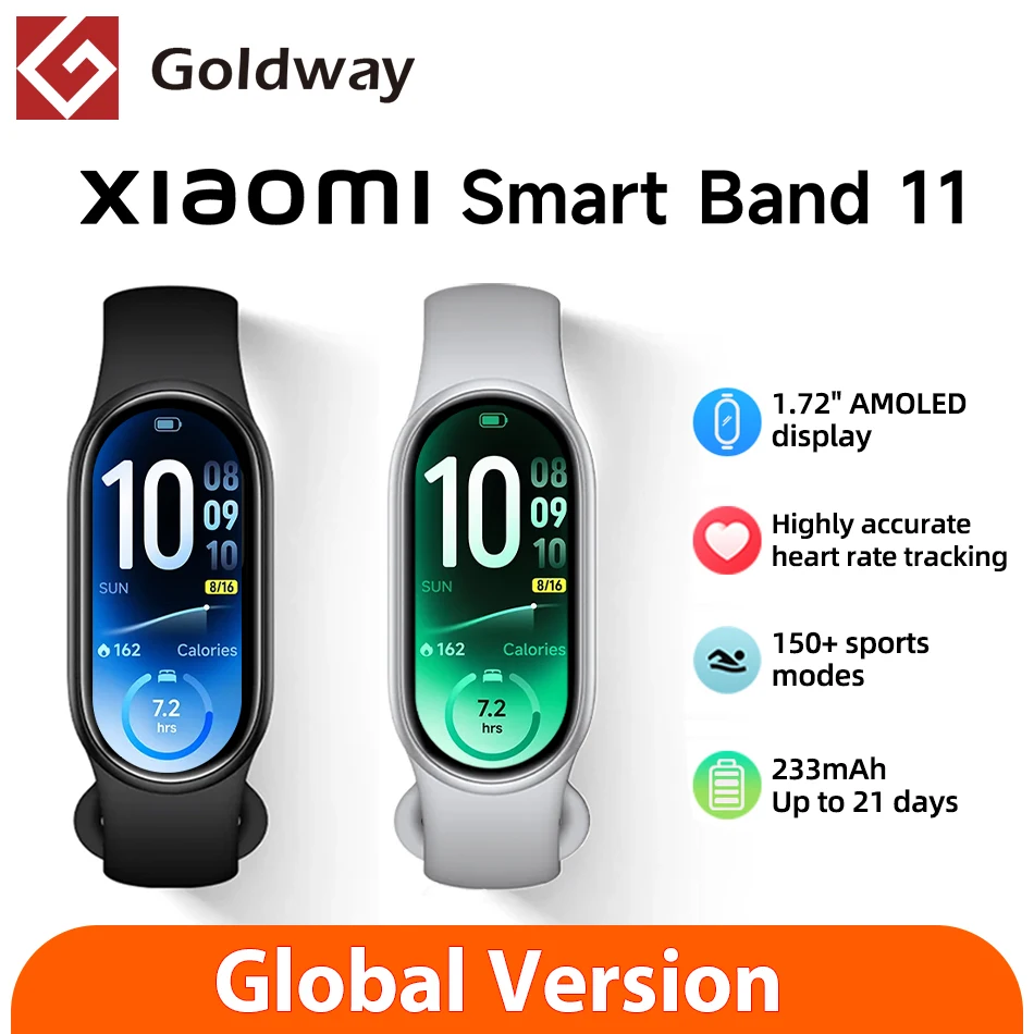 Миниатюра Фитнес-браслет Xiaomi Mi Band 11 для активности