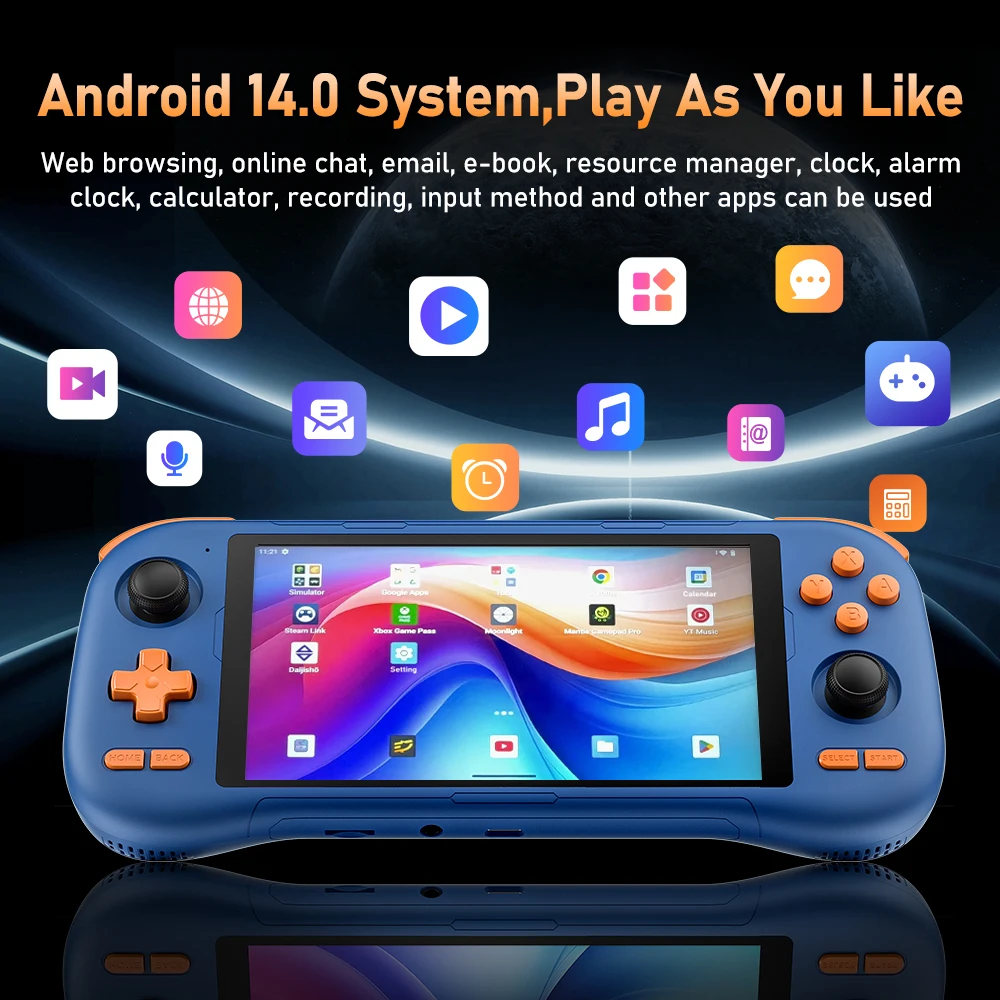 Портативная игровая консоль KINHANK K56, 5.5" Full HD