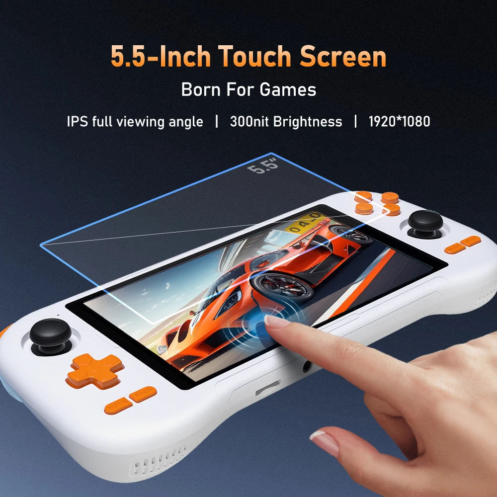 Портативная игровая консоль KINHANK K56, 5.5" Full HD