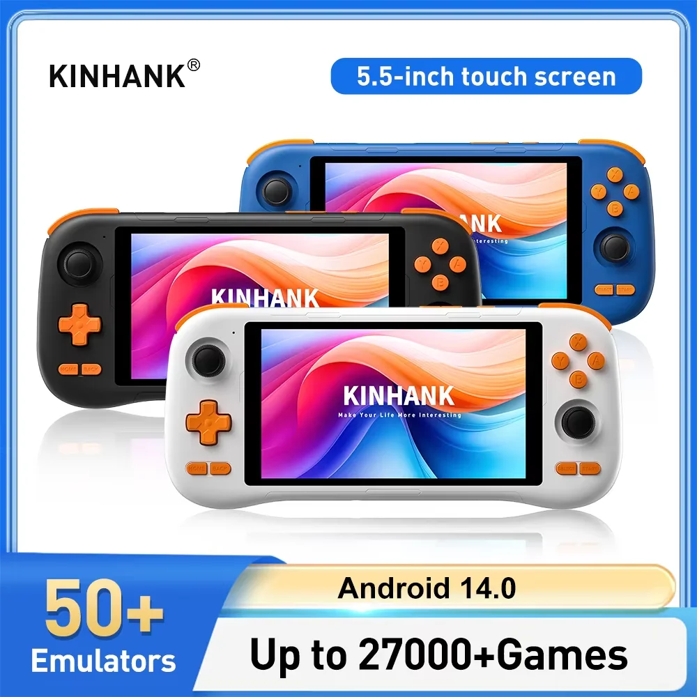 Портативная игровая консоль KINHANK K56, 5.5" Full HD