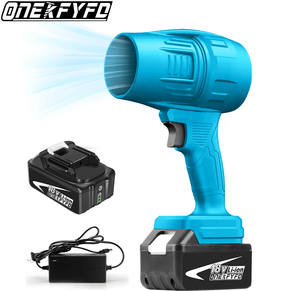 Миниатюра Ручной турбовентилятор ONEKFYFD под батарею Makita 18 В