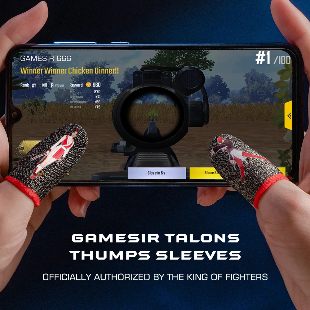 Напальчники GameSir Talons для мобильных игр