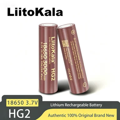 Аккумуляторы LiitoKala HG2 18650, 3000 мАч, 2 шт.