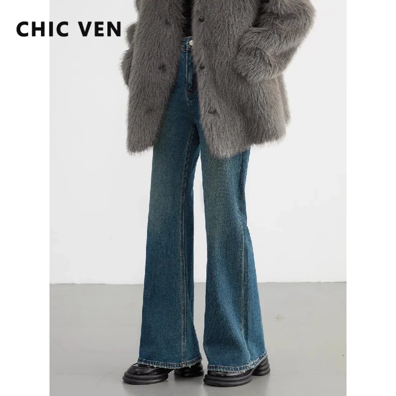 Женские расклешённые джинсы CHIC VEN